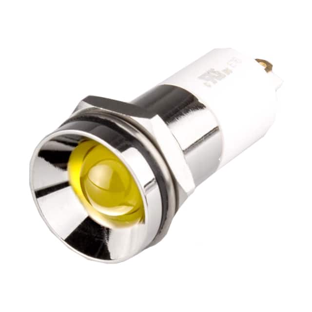E16P-12Y LED 16MM PROTRUDE 12VDC YLW IP67