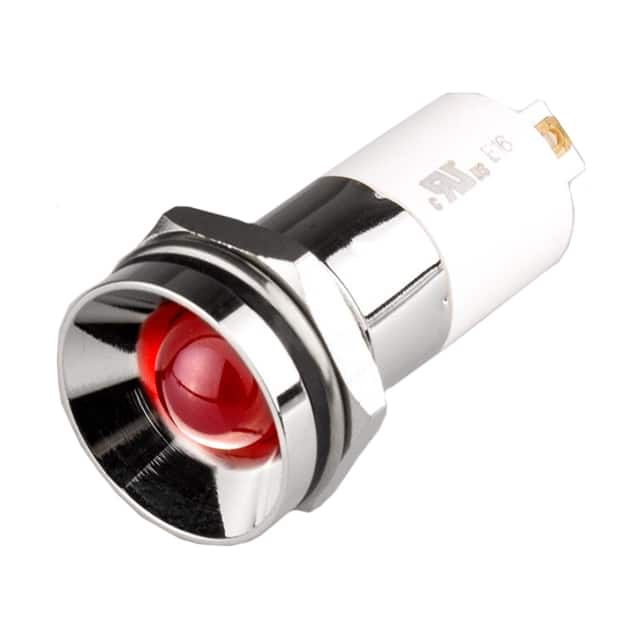 E16P-12R LED 16MM PROTRUDE 12VDC RED IP67