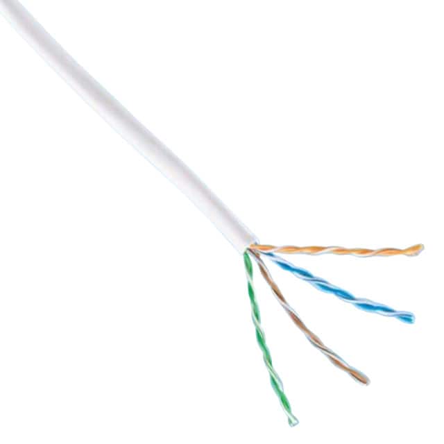 PUP5C04WH-U CABLE CAT5E 8CON 24AWG WHT 1000'