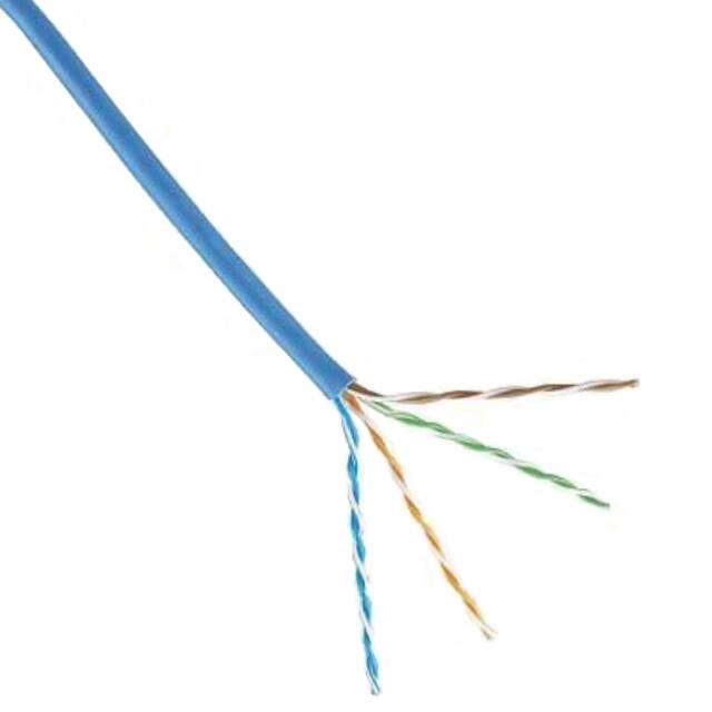 PUR6C04BU-U CABLE CAT6 4CON 23AWG BLUE 1000'