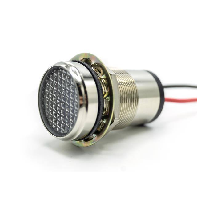 556-10B4-304F 1" FLAT W LED 24VDC, UV RATED