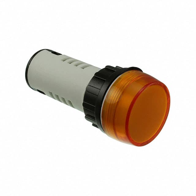 PL22SHLY24 PLT LIGHT 24 VAC/DC YELLOW LED