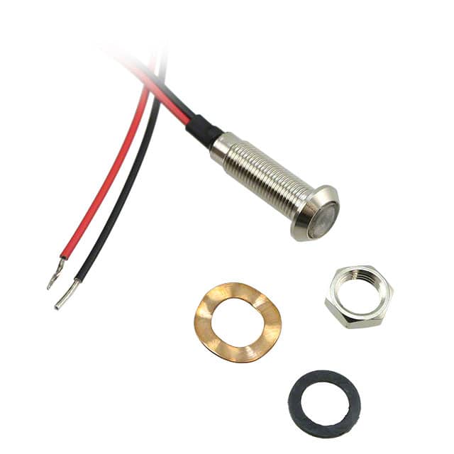 PM5-B5R28V PANEL MOUNT ASSEM 5MM RED