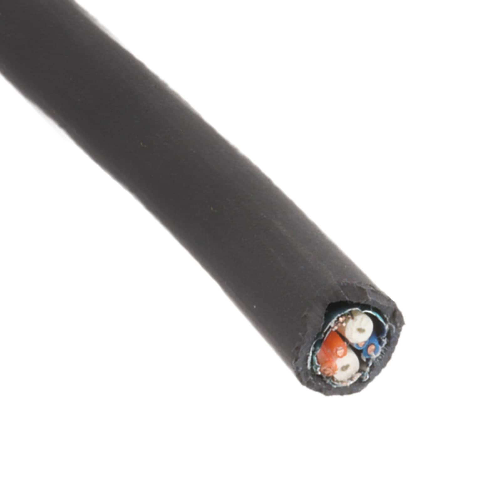 75011 BK002 CABLE CAT5E 4COND 24AWG BLK 500'