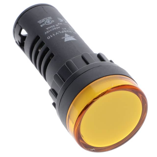 PL22SFLY110 PLT LIGHT 110 VAC/DC YELLOW LED