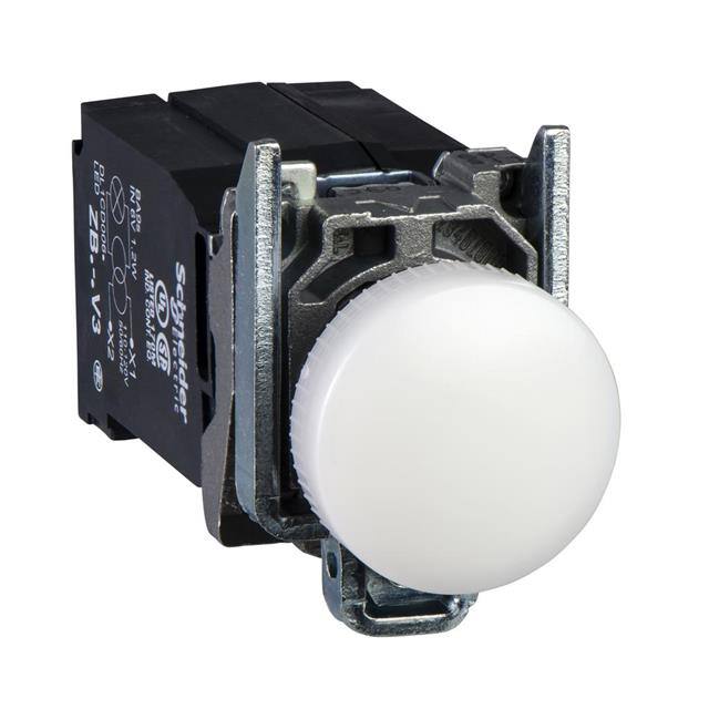 XB4BV31 PILOT LIGHT, HARMONY XB4, WHITE