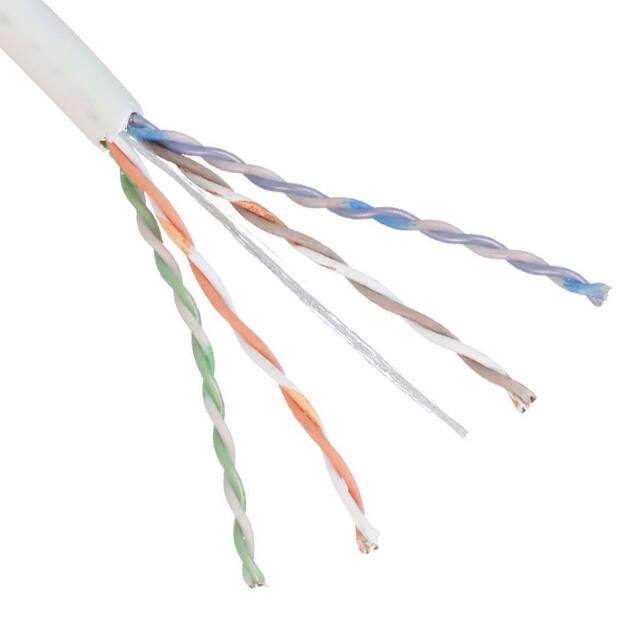 PUP6C04WH-U CABLE CAT6 4COND 23AWG WHT 1000'