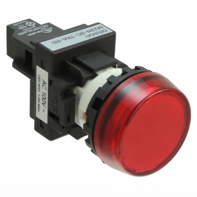 M22N-BC-TRA-RE LED PANEL INDICATOR RED 230VAC