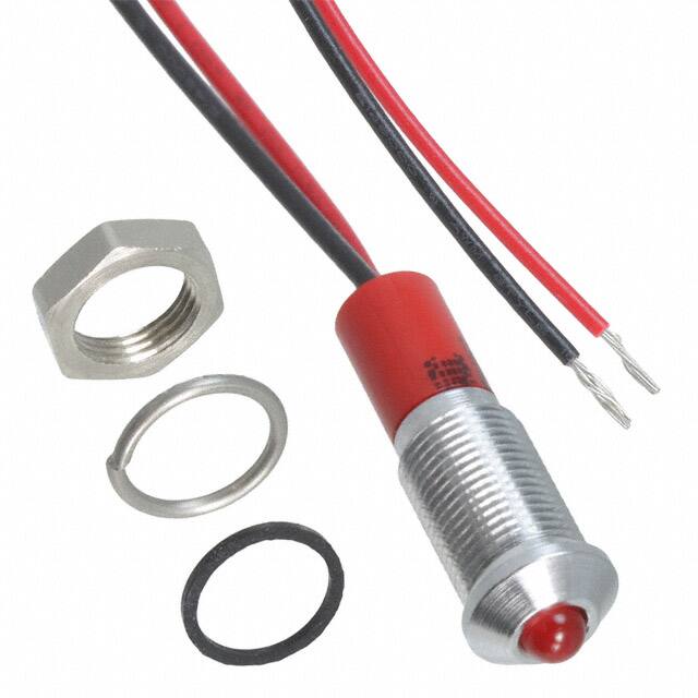 Q6P3CXXR24E LED PANEL MOUNT INDICATOR RED
