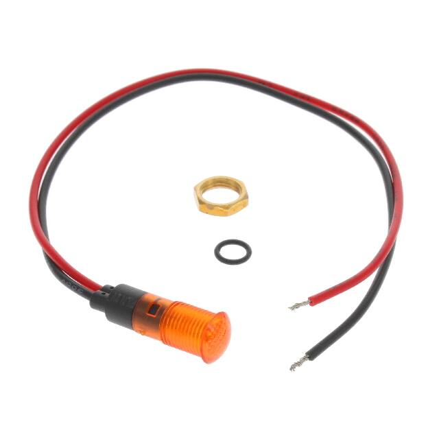 FL1P-8NW-1-Y2V LED YEL 8MM NUT 2VAC/DC STK