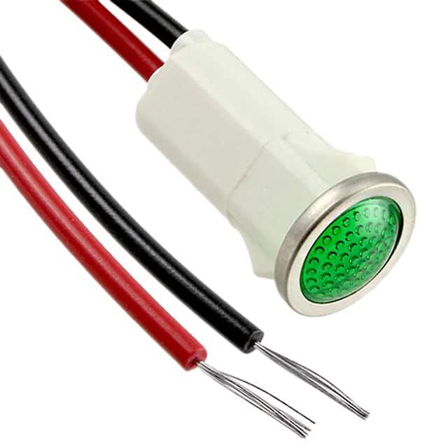 1092D5-125VAC LED PANEL INDICATOR GREEN 125V