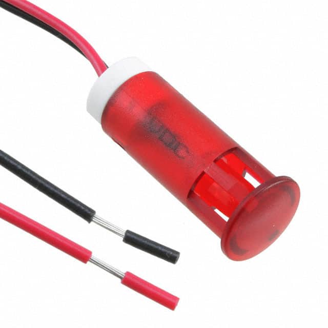 QS103XXR12 INDICATOR 10MM FIXED RD 12V WIRE