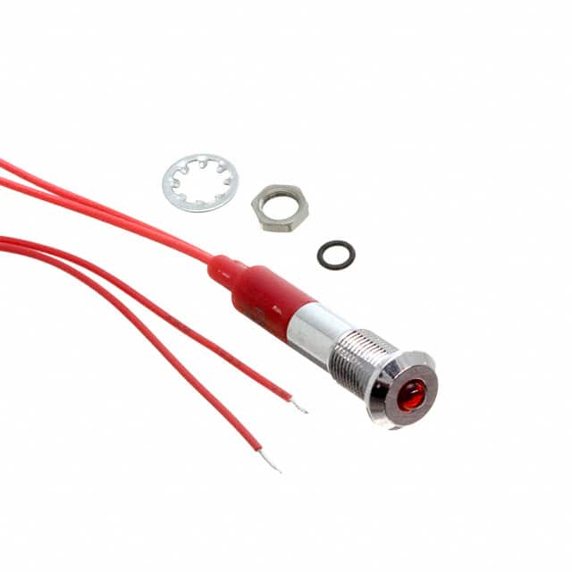 FL1M-6SW-1-R24V LED RED 6MM NUT 24VAC/DC STK