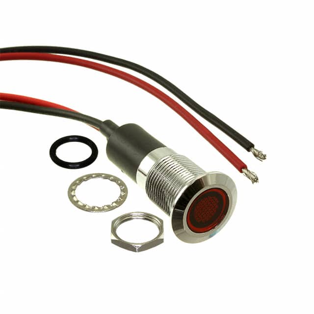 FL1M-12FW-1-R110V LED RED 12MM NUT 110VAC/DC STK