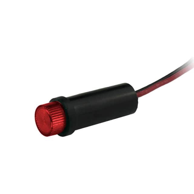 91W-NWR12H-CRO PMI LED .290" HI-HAT RED