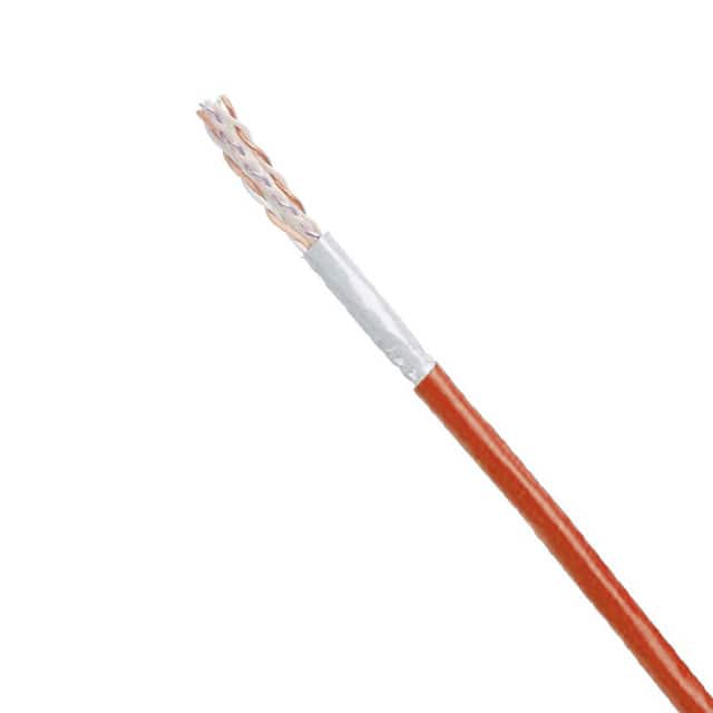 PUP6AS04RD-G CABLE CAT6A 8CON 23AWG RED 1000'