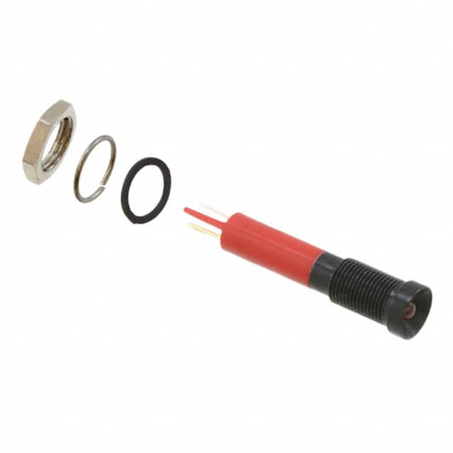 Q6R1BXXR24E INDICATOR 24V 6MM RECESSED RED
