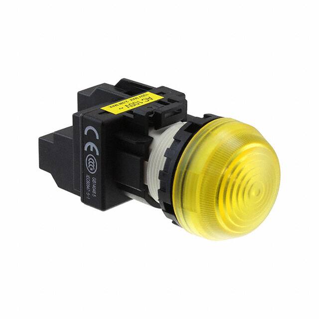 M22N-BG-TYA-YD LED PANEL IND YELLOW 110VAC