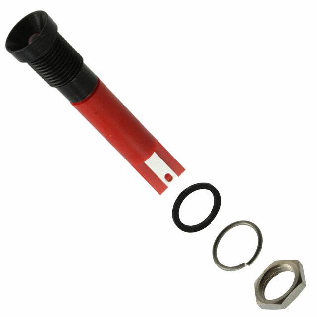 Q8R1BXXR12E INDICATOR 12V 8MM RECESSED RED