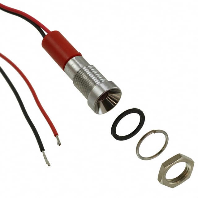 Q8R3CXXR12E LED PM INDICATOR RECESSED RED