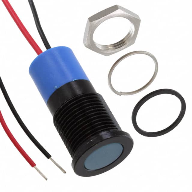 Q14F3BXXB24E LED PM INDICATOR FLUSHED BLUE