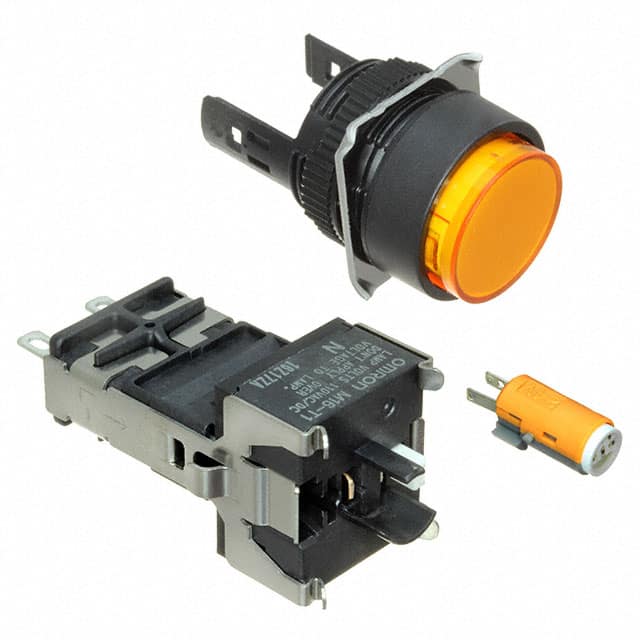 M16-TY-T1 SW PILOT LIGHT IP40 RND YLW 120V