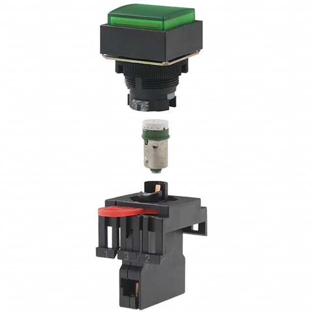 M22-CG-T1 PILOT LIGHT SQUARE GRN 110VAC