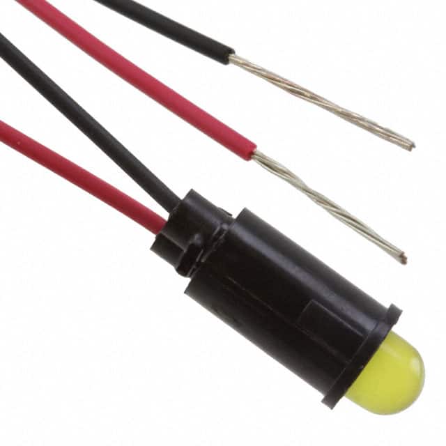 5592301023F LED PMI SNAP-IN YLW 6IN LEADS
