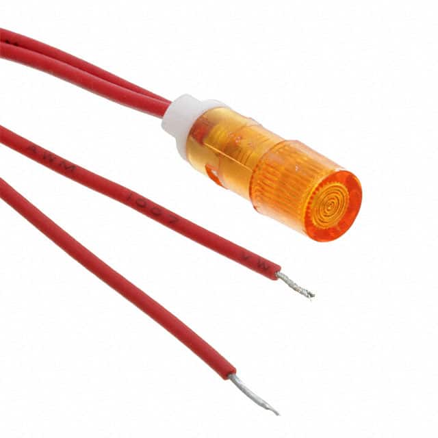 FL1P-6QW-1-Y2V LED YEL 6MM SNAP 2VAC/DC STK