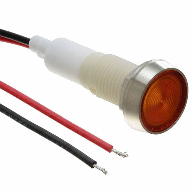 FL1P-10NW-4-Y2V LED YEL 10MM NUT 2VAC/DC STK