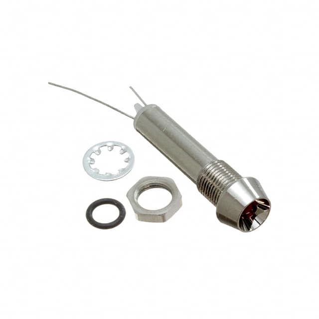 FL1M-6CJ-1-R12V LED RED 6MM NUT 12VDC STK