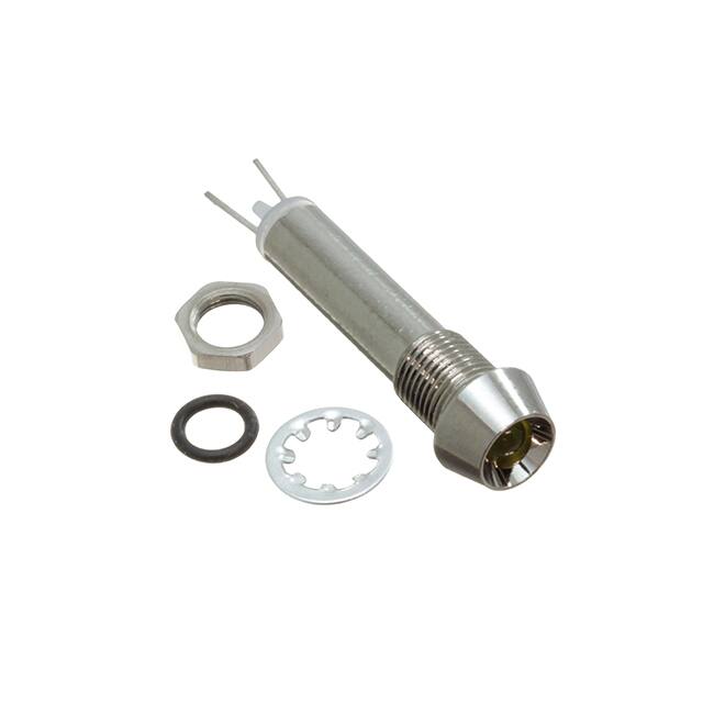FL1M-6CJ-1-Y12V LED YEL 6MM NUT 12VDC STK