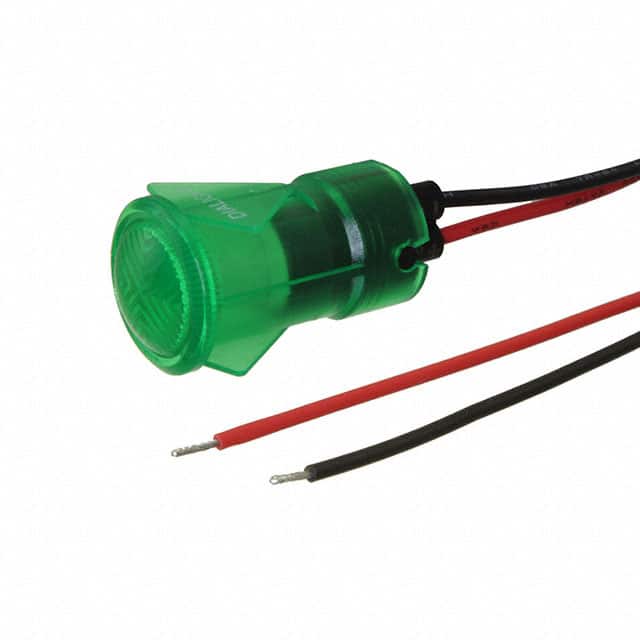 6531203103F 1/2" FLT SNAP GN 12VDC W/LEADS