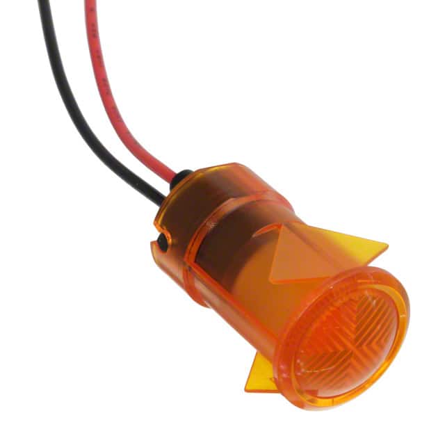 6541303103F 1/2" FLT SNAP YW 12VDC W/LEADS