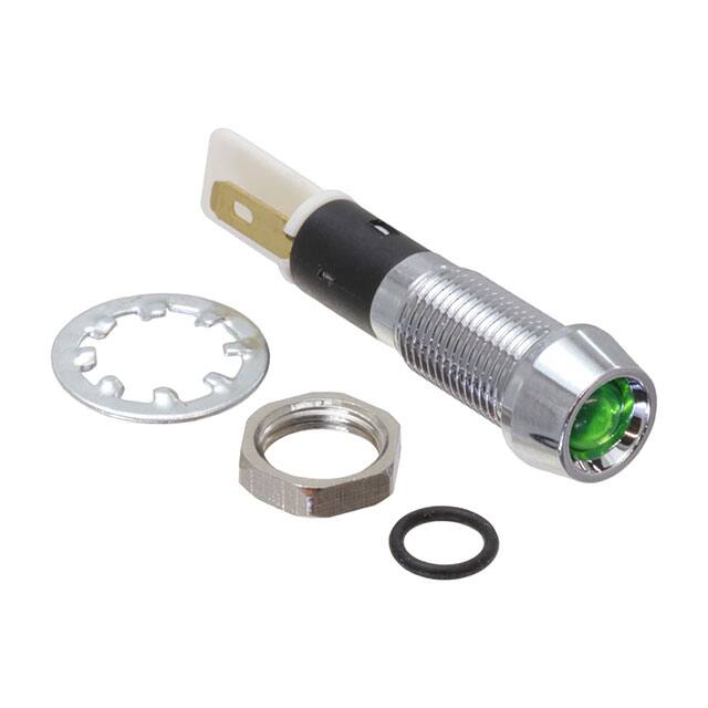 FL1M-8CJ-2-G24V LED GRN 8MM NUT 24VAC/DC STK