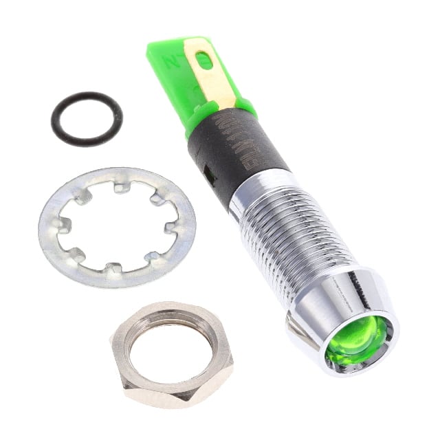 FL1M-8CJ-2-G110V LED GRN 8MM NUT 110VAC/DC STK