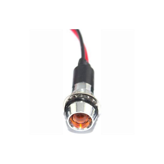 FL1M-12CW-1-Y12V LED YEL 12MM NUT 12VAC/DC STK