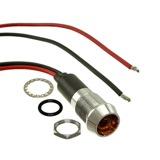 FL1M-12CW-1-Y110V LED YEL 12MM NUT 110VAC/DC STK