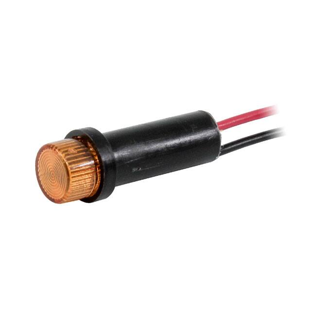 41W-NKA12H-CAO PMI .250" LED 12V WIRE CLEAR AMB