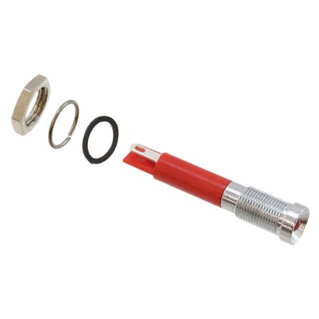 Q6R1CXXR12E INDICATOR 12V 6MM RECESSED RED