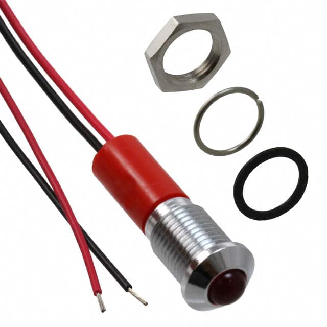 Q8P3CXXR24E LED PM INDICATOR PROMINENT RED