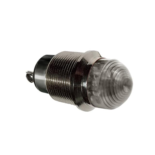 6303003304F 30MM DOM WHITE 12VDC W/TERM