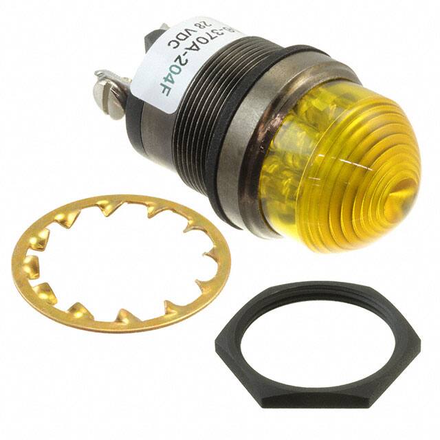 556370A204F 1"DOME YLW LED PMI CONST INT