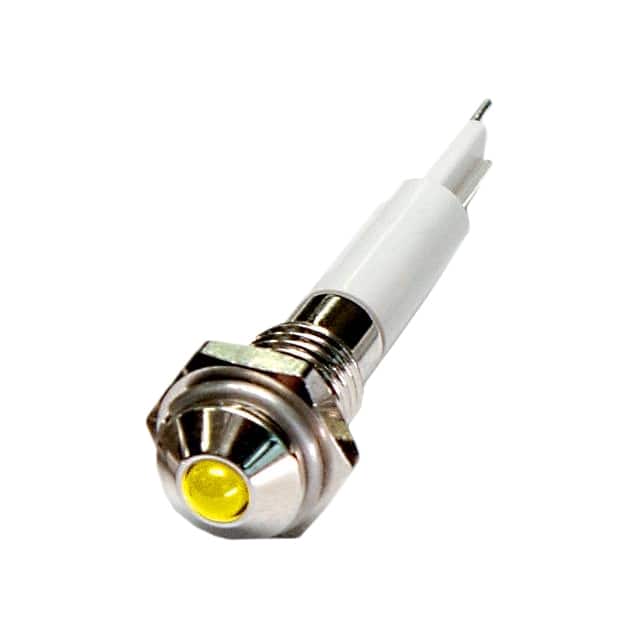 M06R-12Y LED 6MM ROUND 12VDC YELLOW