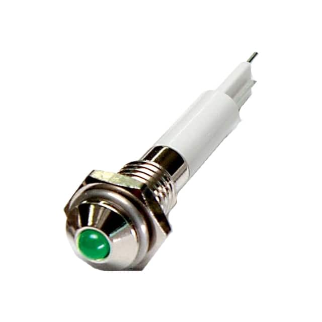M06R-03G LED 6MM ROUND 3VDC GREEN