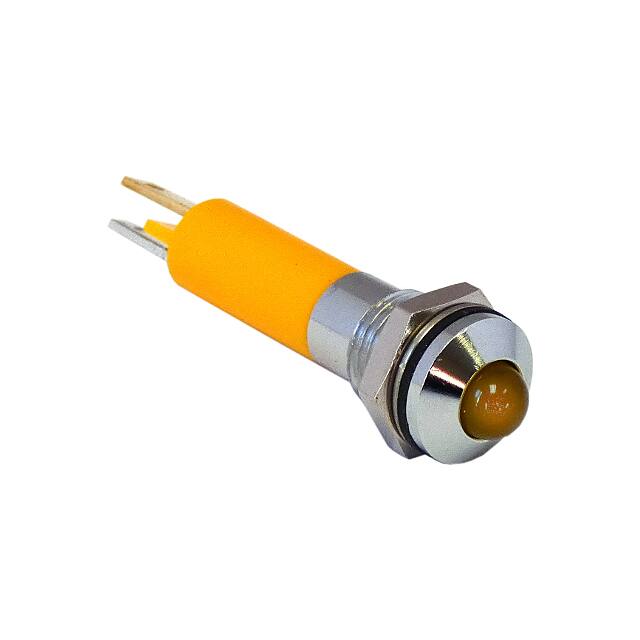 19040352 INDICATOR PNL MNT 8MM 24V DC YEL