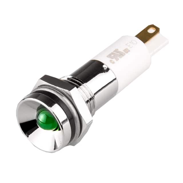 M10P-20G LED 10MM PROTRUDE 220V GREEN