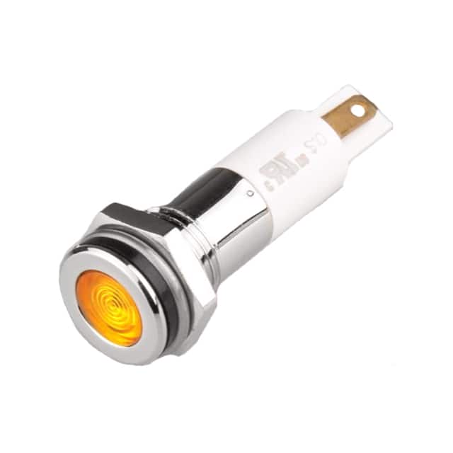 H10F-24Y HIGH LED 10MM FLAT 24VDC YELLOW