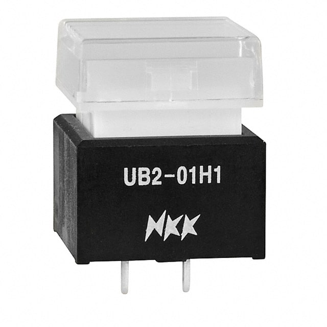 UB201KW035C-3JB INDICATOR PB RD ILL SQ FLAT CAP