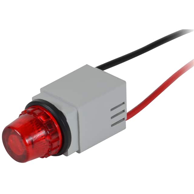 13SBLR12WL-13RDF 13MM WL 12V RED LED/LENS FLAT